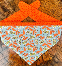 Load image into Gallery viewer, Dog Bandana SQUIRREL PATROL the PERFECT Bandana for your critter chaser!