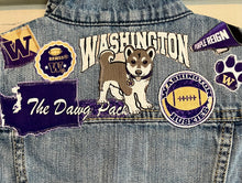 Load image into Gallery viewer, Boys or Girls Jean Jacket MINI HUSKIES FAN