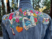 Load image into Gallery viewer, Womens Jean Jacket ALL OR NOTHING