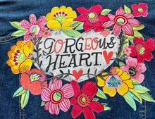 Load image into Gallery viewer, Womens Jean Jacket GORGEOUS HEART