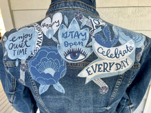 Load image into Gallery viewer, Womens Jean Jacket SPEAK YOUR TRUTH