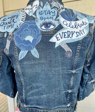 Load image into Gallery viewer, Womens Jean Jacket SPEAK YOUR TRUTH