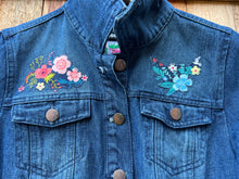 Load image into Gallery viewer, Womens Jean Jacket COLLECT MOMENTS NOT THINGS
