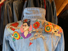 Load image into Gallery viewer, Womens Jean Jacket FRIDA Yoke Collage