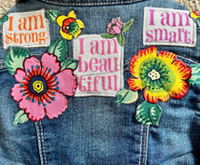 Load image into Gallery viewer, Girls Jean Jacket I AM ME!