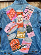 Load image into Gallery viewer, Womens Jean Jacket AWESOME SAUCE