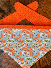 Load image into Gallery viewer, Dog Bandana SQUIRREL PATROL the PERFECT Bandana for your critter chaser!
