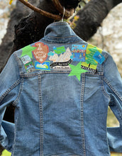 Load image into Gallery viewer, Womens Jean Jacket ADVENTURE IN SEATTLE