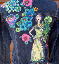 Load image into Gallery viewer, Womens Jean Jacket FRIDA in Green