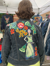 Load image into Gallery viewer, Womens Jean Jacket FRIDA in Green