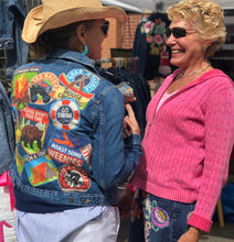Load image into Gallery viewer, Womens Jean Jacket MAKE MORE S'MORES