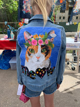Load image into Gallery viewer, Girls Jean Jacket BIG MEOW