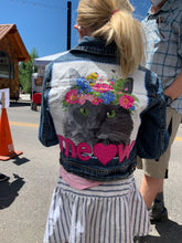 Load image into Gallery viewer, Girls Jean Jacket BIG MEOW