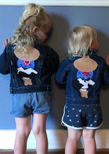 Load image into Gallery viewer, kidscowgirljeanjacket