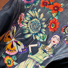 Load image into Gallery viewer, Womens Jean Jacket FRIDA in Green