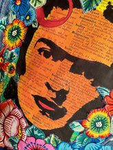 Load image into Gallery viewer, Womens Jean Jacket FRIDA Orange and Fierce!