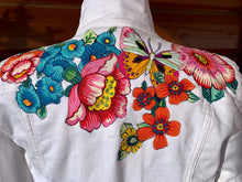 Load image into Gallery viewer, Womens Jean Jacket FLOWER PUNCH