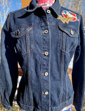 Load image into Gallery viewer, Womens Jean Jacket WONDER WOMAN!
