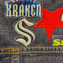 Load image into Gallery viewer, Boys or Girls Jean Jacket MINI SEATTLE SPORTS FAN
