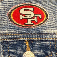 Load image into Gallery viewer, Boys or Girls Jean Jacket MINI 49ERS FAN
