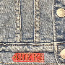 Load image into Gallery viewer, Boys or Girls Jean Jacket MINI 49ERS FAN
