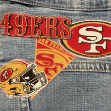 Load image into Gallery viewer, Kids49ersJeanJacket
