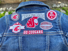 Load image into Gallery viewer, Boys or Girls Jean Jacket MINI COUGAR FAN
