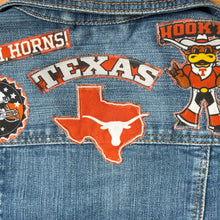 Load image into Gallery viewer, LonghornsKidsJeanJacket
