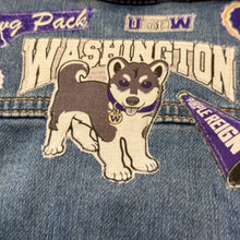 Load image into Gallery viewer, Boys or Girls Jean Jacket MINI HUSKIES FAN
