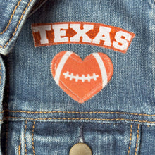 Load image into Gallery viewer, Boys or Girls Jean Jacket MINI LONGHORNS FAN
