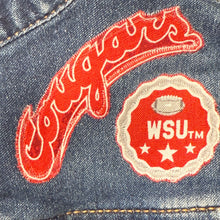 Load image into Gallery viewer, Boys or Girls Jean Jacket MINI COUGARS FAN
