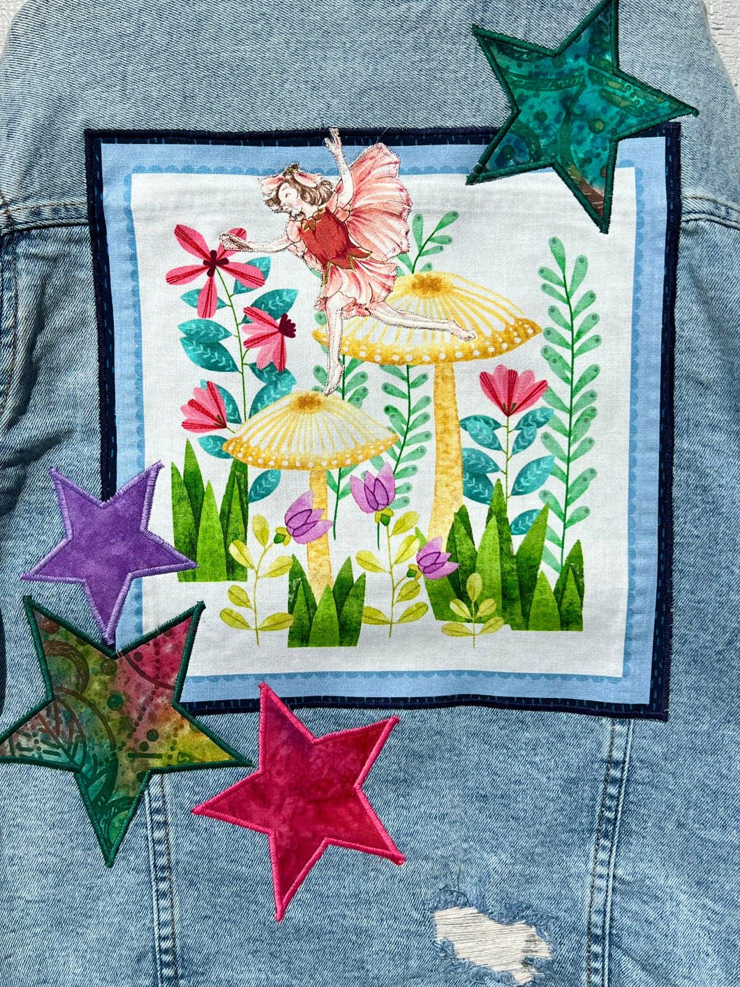 Girls Jean Jacket MUSHROOM MAGIC