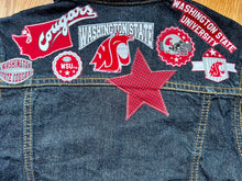 Load image into Gallery viewer, Boys or Girls Jean Jacket MINI COUGAR FAN
