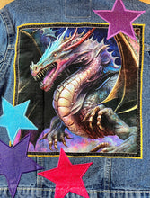 Load image into Gallery viewer, Boys or Girls Jean Jacket  REAL LIVE DRAGONS!!
