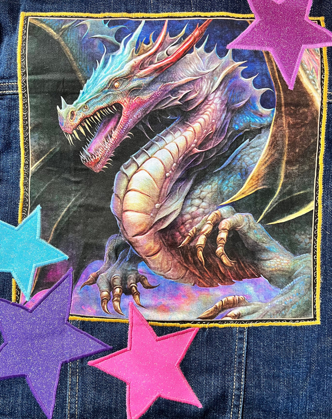 Boys or Girls Jean Jacket  REAL LIVE DRAGONS!!