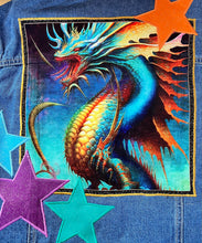 Load image into Gallery viewer, Boys or Girls Jean Jacket  REAL LIVE DRAGONS!!
