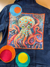 Load image into Gallery viewer, Boys or Girls Jean Jacket MAGICAL OCTOPUS!
