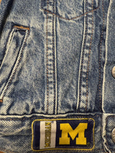 Load image into Gallery viewer, Boys or Girls Jean Jacket MINI WOLVERINES FAN
