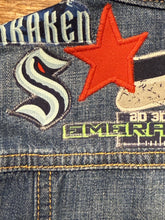 Load image into Gallery viewer, Boys or Girls Jean Jacket MINI SEATTLE SPORTS FAN
