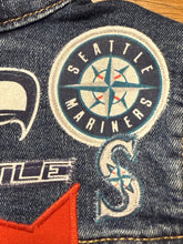 Load image into Gallery viewer, Boys or Girls Jean Jacket MINI SEATTLE SPORTS FAN
