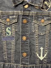 Load image into Gallery viewer, Boys or Girls Jean Jacket MINI SEATTLE SPORTS FAN
