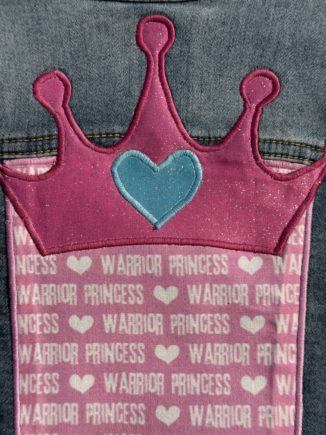 Girls Jean Jacket WARRIOR PRINCESS