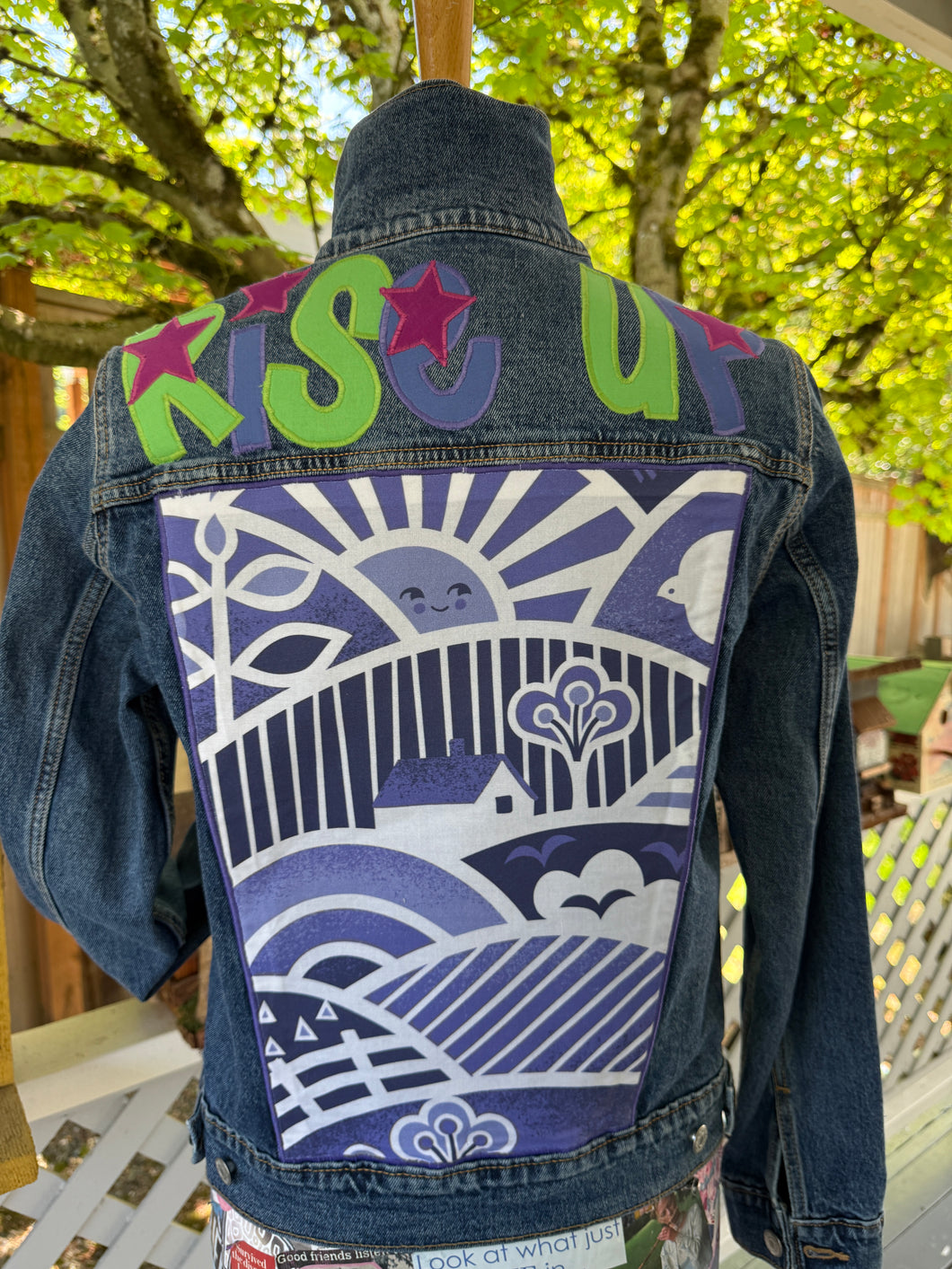 Womens Jean Jacket RISE UP!