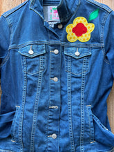 Load image into Gallery viewer, Womens Jean Jacket BEAUTY EVERYWHERE
