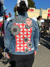 Load image into Gallery viewer, Womens Jean Jacket NOTORIOUS RBG “GINSBIRD”
