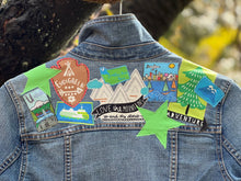 Load image into Gallery viewer, Womens Jean Jacket ADVENTURE IN SEATTLE
