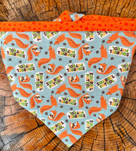 Load image into Gallery viewer, Dog Bandana  SQUIRREL PATROL the PERFECT Bandana for your critter chaser!
