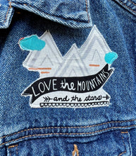 Load image into Gallery viewer, Womens Jean Jacket THE ADVENTURE BEGINS
