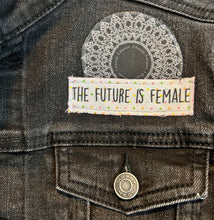 Load image into Gallery viewer, Girls Jean Jacket THE FUTURE IS FEMALE
