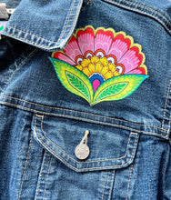 Load image into Gallery viewer, Womens Jean Jacket DO WHAT YOU LOVE
